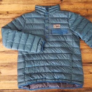 Patagonia womens down snap-t pullover jacket